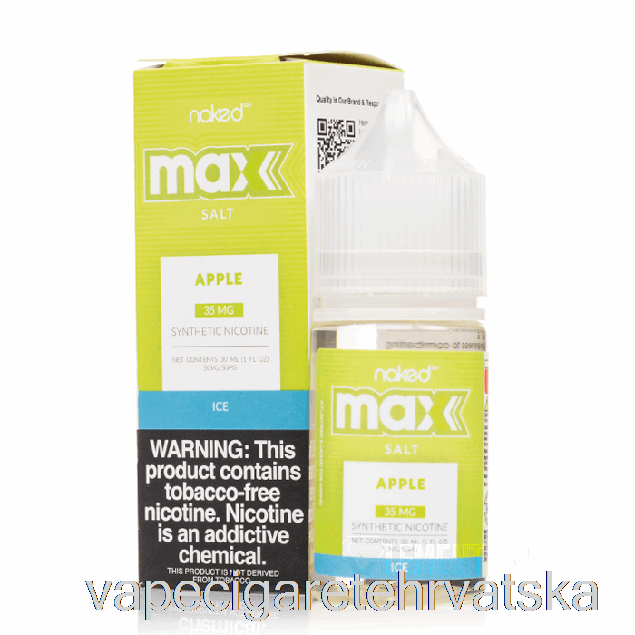 Vape Cigarete Ice Apple - Naked Max Sol - 30ml 35mg